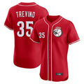 Cooneas C.Reds #35 Jose Trevino Player Red Limited Elite Home Game Stitched Jerseys