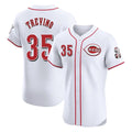 Cooneas C.Reds #35 Jose Trevino Player White Limited Elite Home Stitched Jerseys