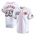 Cooneas C.Reds #35 Jose Trevino Player White Speedway Classic Home Limited Stitched Jerseys