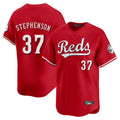 Cooneas C.Reds #37 Tyler Stephenson Player Red Home Limited Stitched Jerseys
