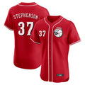 Cooneas C.Reds #37 Tyler Stephenson Player Red Limited Elite Home Game Stitched Jerseys