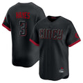 Cooneas C.Reds #3 Ke'Bryan Hayes Player Black City Connect Home Limited Stitched Jerseys