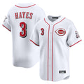Cooneas C.Reds #3 Ke'Bryan Hayes Player White Home Limited Stitched Jerseys