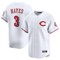 Cooneas C.Reds #3 Ke'Bryan Hayes Player White Limited Home Stitched Jerseys