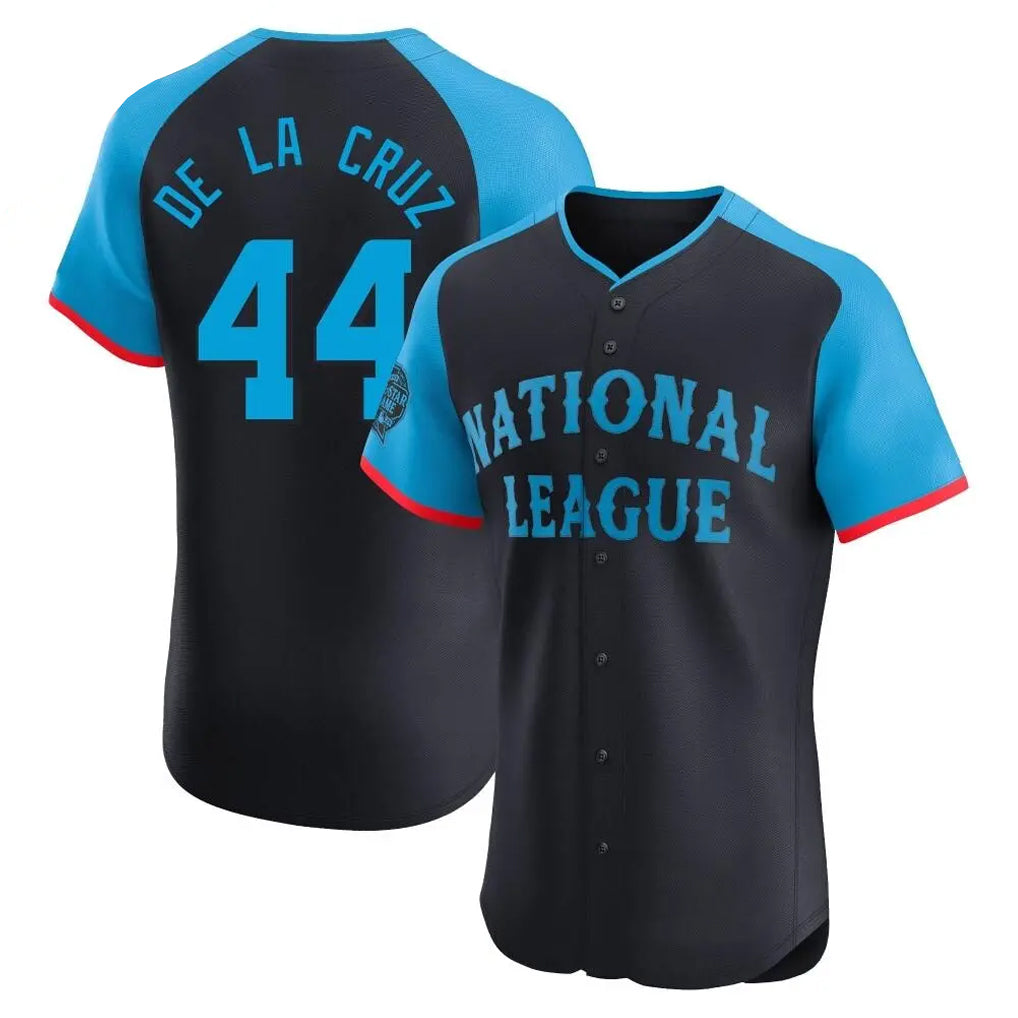 Cooneas C.Reds #44 Elly De La Cruz Player Navy Limited National League All-Star Game Stitched Jerseys