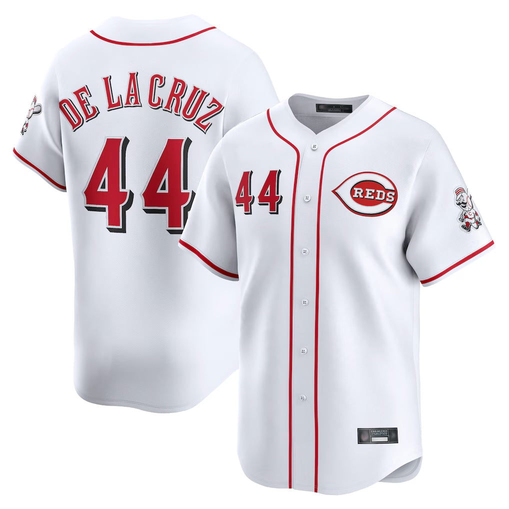 Cooneas C.Reds #44 Elly De La Cruz Player White Home Limited Stitched Jerseys