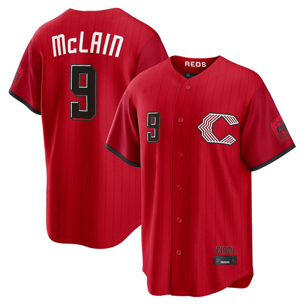 Cooneas C.Reds #9 Matt McLain Player Red 2026 City Connect Home Game Stitched Jerseys
