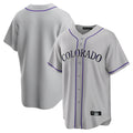 Cooneas C.Rockies Gray Game Home Blank Player Stitched Jerseys