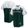 Cooneas C.Rockies Green City Connect Home Game Blank Player Stitched Jerseys