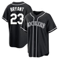 Cooneas C.Rockies #23 Kris Bryant Player Black Fashion Out Home Game Stitched Jerseys