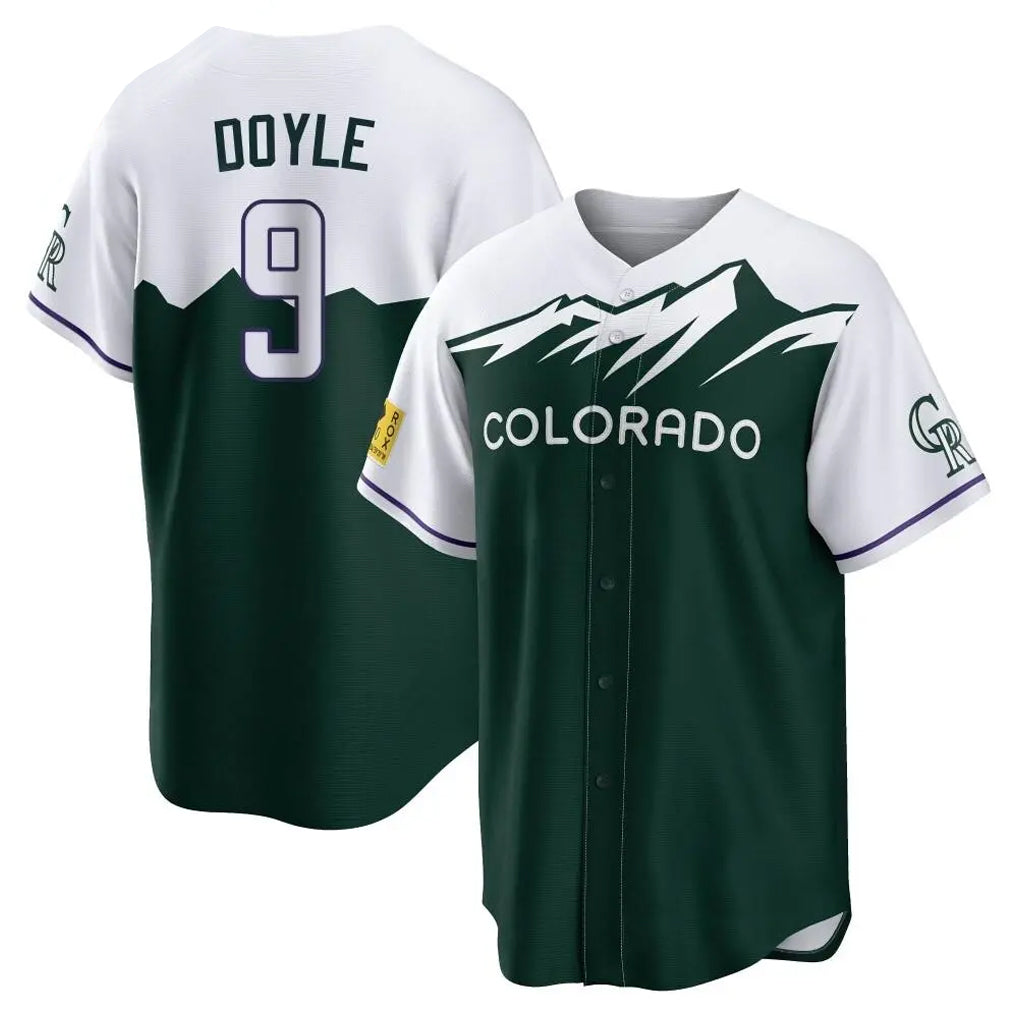 Cooneas C.Rockies #9 Brenton Doyle Player Green City Connect Home Game Stitched Jerseys