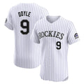 Cooneas C.Rockies #9 Brenton Doyle Player White Limited Elite Home Stitched Jerseys