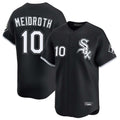 Cooneas C.White Sox #10 Chase Meidroth Player Black Limited Home Stitched Jerseys