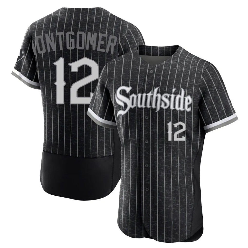 Cooneas C.White Sox #12 Colson Montgomery Player Black City Connect Limited Elite Home Stitched Jerseys