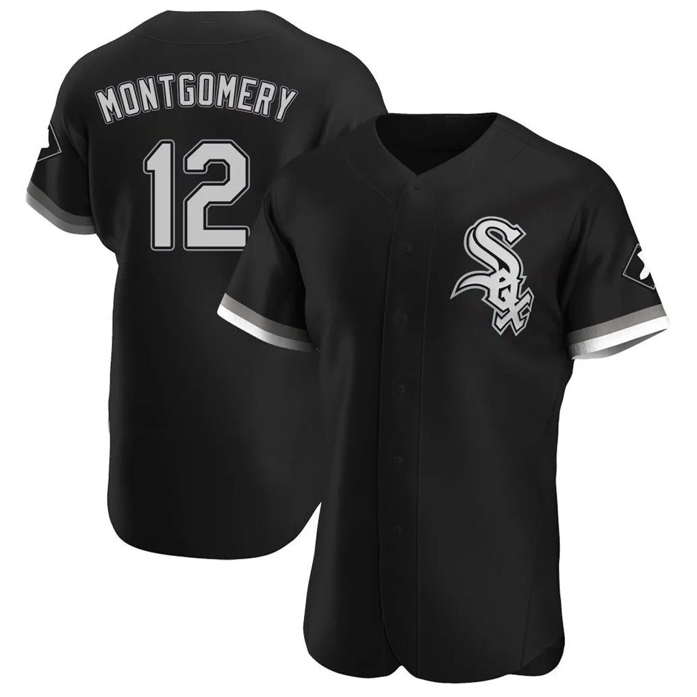 Cooneas C.White Sox #12 Colson Montgomery Player Black Limited Elite Home Stitched Jerseys