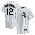 Cooneas C.White Sox #12 Colson Montgomery Player White Stripe Home Game Stitched Jerseys