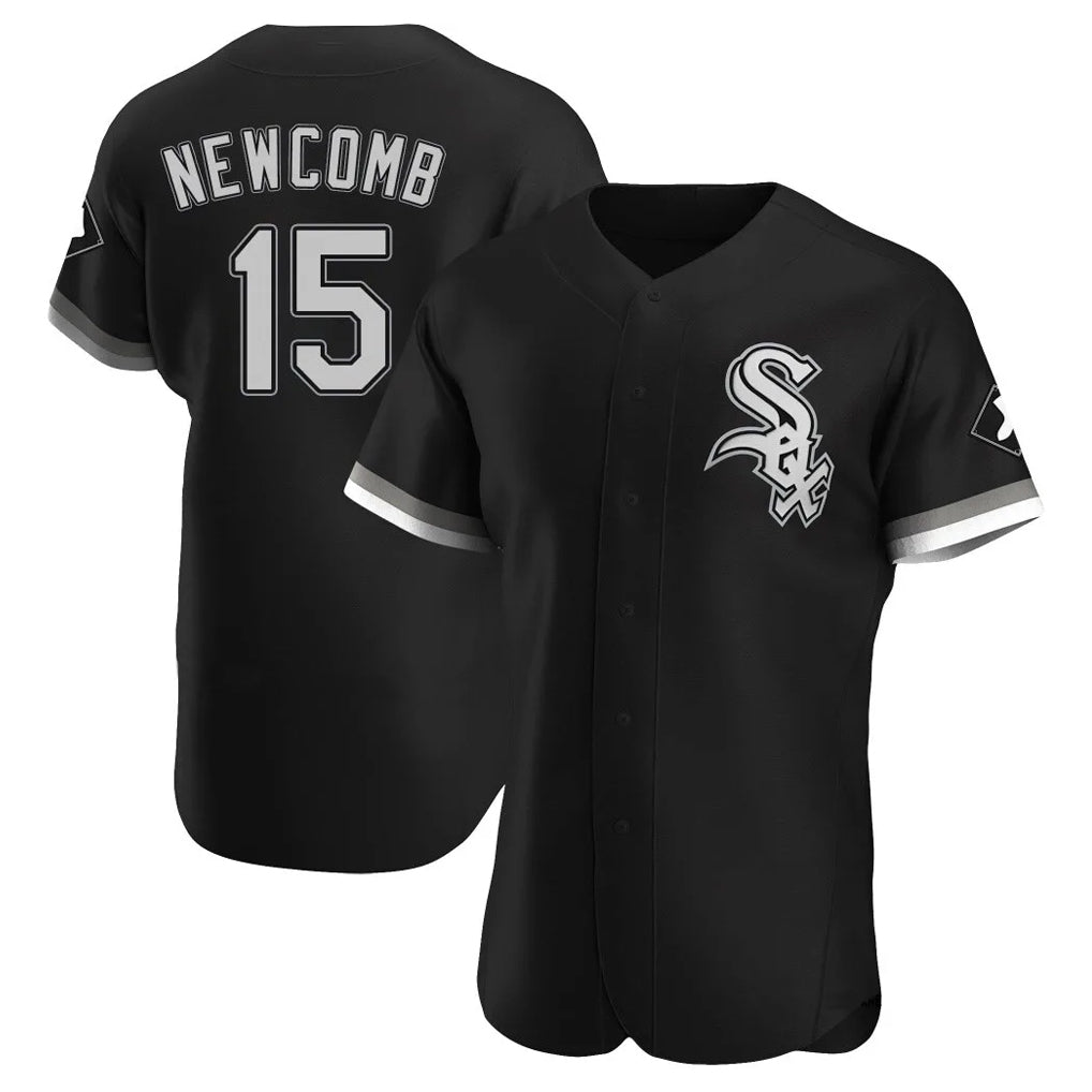 Cooneas C.White Sox #15 Sean Newcomb Player Black Limited Elite Home Stitched Jerseys