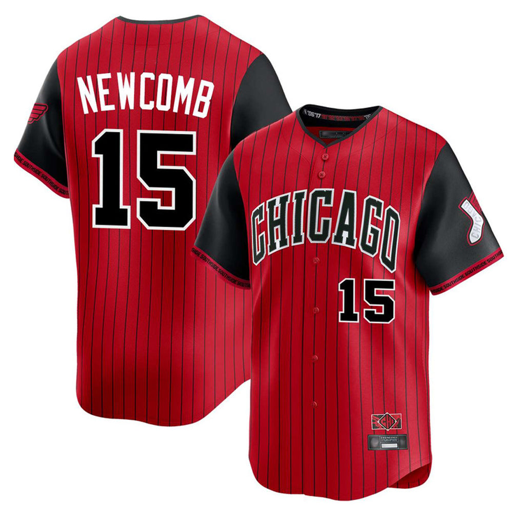 Cooneas C.White Sox #15 Sean Newcomb Player Red City Connect Limited Home Stitched Jerseys