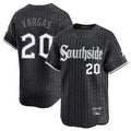 Cooneas C.White Sox #20 Miguel Vargas Player Black City Connect Limited Home Stitched Jerseys