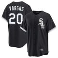 Cooneas C.White Sox #20 Miguel Vargas Player Black Home Game Stitched Jerseys