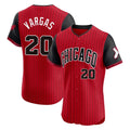 Cooneas C.White Sox #20 Miguel Vargas Player Red City Connect Limited Elite Home Stitched Jerseys