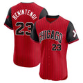 Cooneas C.White Sox #23 Andrew Benintendi Player Red City Connect Limited Elite Home Stitched Jerseys