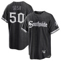 Cooneas C.White Sox #50 Lenyn Sosa Player Black City Connect Home Game Stitched Jerseys