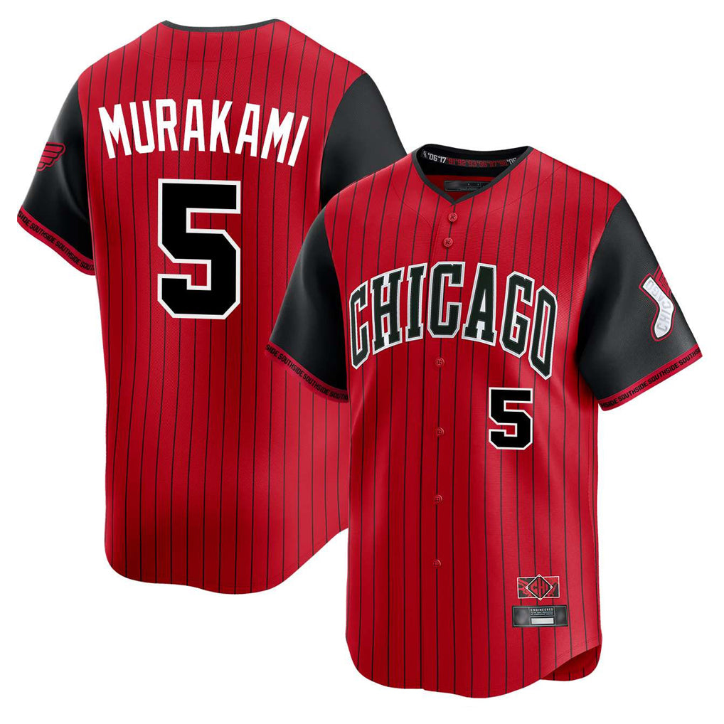 Cooneas C.White Sox #5 Munetaka Murakami Player Red City Connect Limited Home Stitched Jerseys