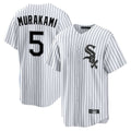 Cooneas C.White Sox #5 Munetaka Murakami Player White Stripe Home Game Stitched Jerseys