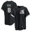 Cooneas C.White Sox #8 Kyle Teel Player Black Spring Training Game Stitched Jerseys