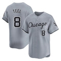 Cooneas C.White Sox #8 Kyle Teel Player Gray Road Limited Home Stitched Jerseys