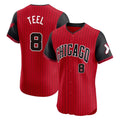 Cooneas C.White Sox #8 Kyle Teel Player Red City Connect Limited Elite Home Stitched Jerseys