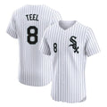Cooneas C.White Sox #8 Kyle Teel Player White Stripe Limited Elite Home Stitched Jerseys