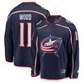 Cooneas CB.Jackets #11 Miles Wood Navy Home Breakaway Jersey