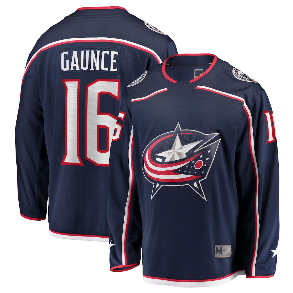 Cooneas CB.Jackets #16 Brendan Gaunce Navy Home Breakaway Jersey