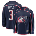 Cooneas CB.Jackets #3 Charlie Coyle Navy Home Breakaway Jersey
