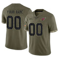 Cooneas Custom A.Cardinals Olive Salute To Service Limited Game Stitched Jerseys