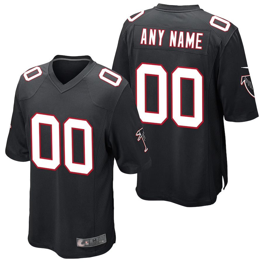 Cooneas Custom A.Falcons Black Alternate Game Stitched Jerseys