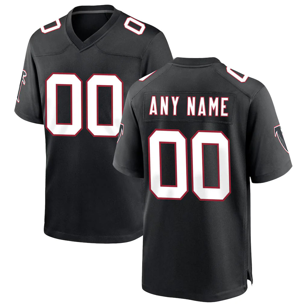 Cooneas Custom A.Falcons Black Throwback Limited Home Game Any Name & Numbers Stitched Jerseys