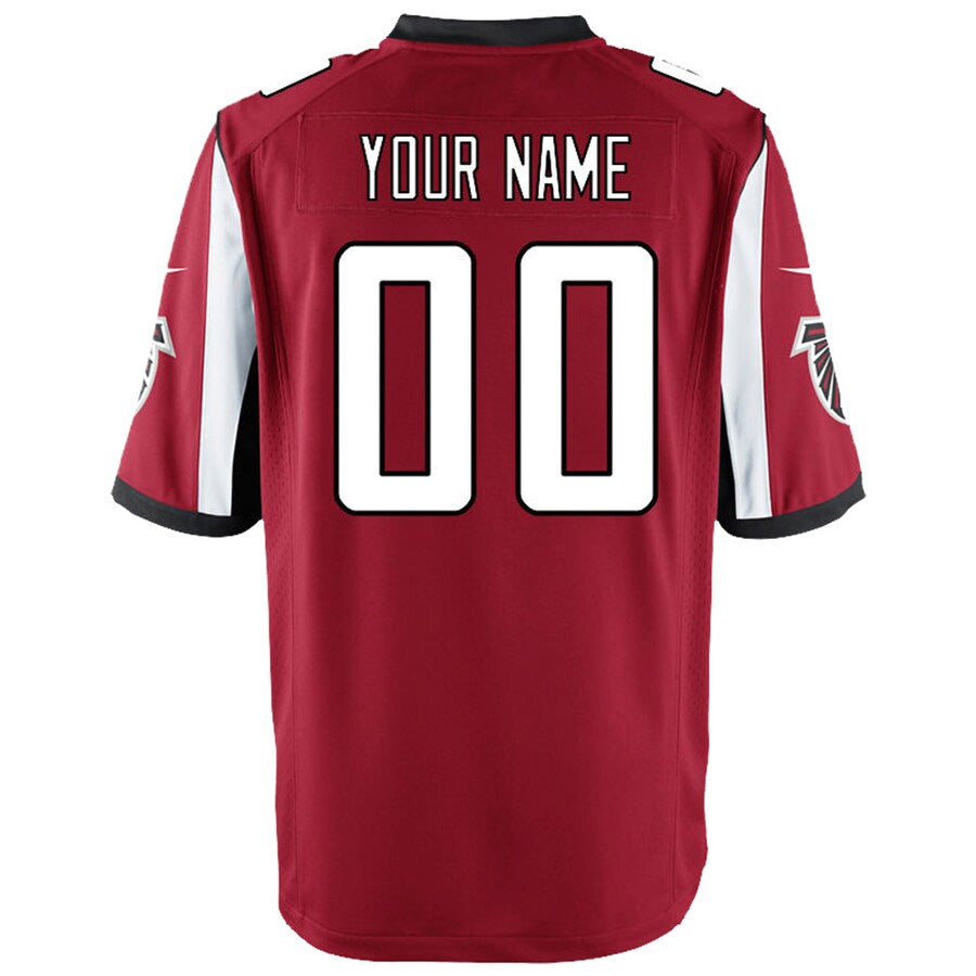 Cooneas Custom A.Falcons Red Game Stitched Jerseys