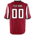 Cooneas Custom A.Falcons Red Game Stitched Jerseys