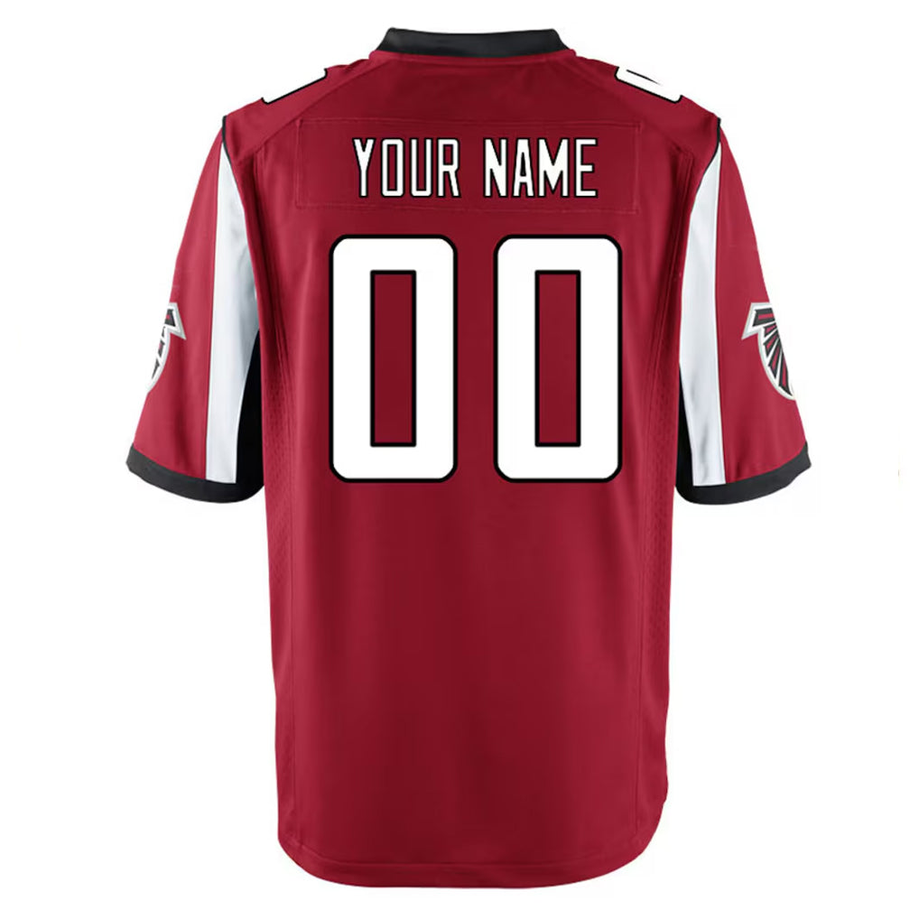 Cooneas Custom A.Falcons Red Home Game Any Name & Numbers Stitched Jerseys