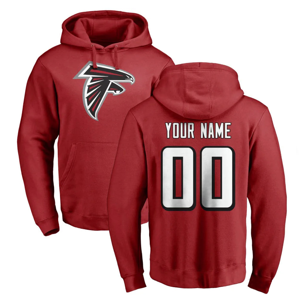 Cooneas Custom A.Falcons Red Limited Hoodie Any Name & Numbers Stitched Jerseys