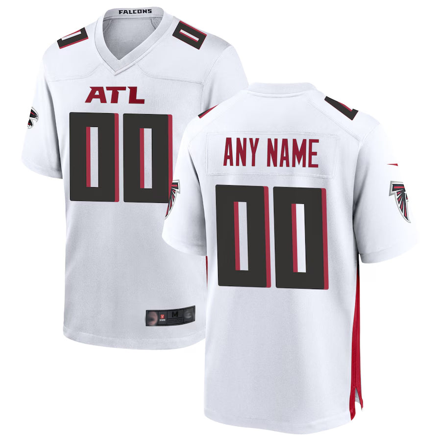 Cooneas Custom A.Falcons White Home Game Stitched Jerseys
