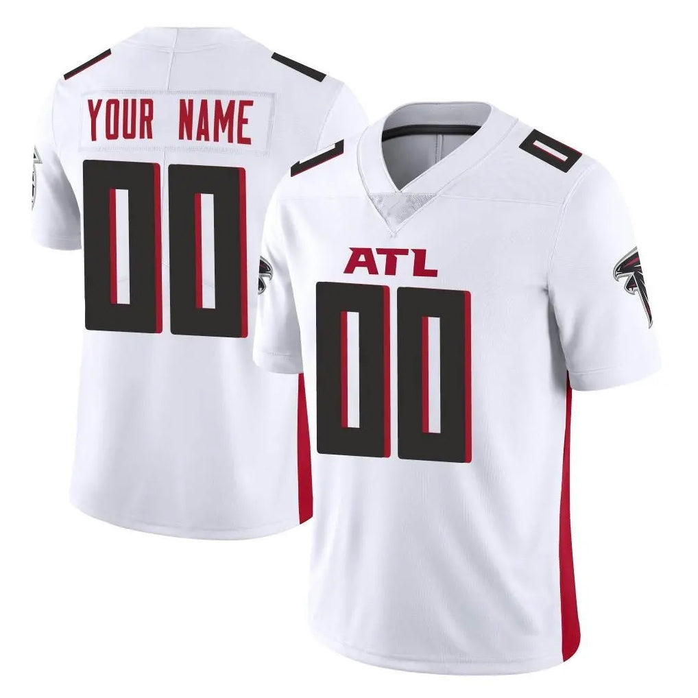 Cooneas Custom A.Falcons White Vapor Untouchable Limited Home Game Any Name & Numbers Stitched Jerseys