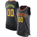 Cooneas Custom A.Hawks Black Authentic Jerseys - Icon Edition