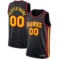 Cooneas Custom A.Hawks  Black Swingman Jerseys - Statement Edition