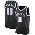 Cooneas Custom B.Nets Black 202021 Swingman Jerseys - Icon Edition