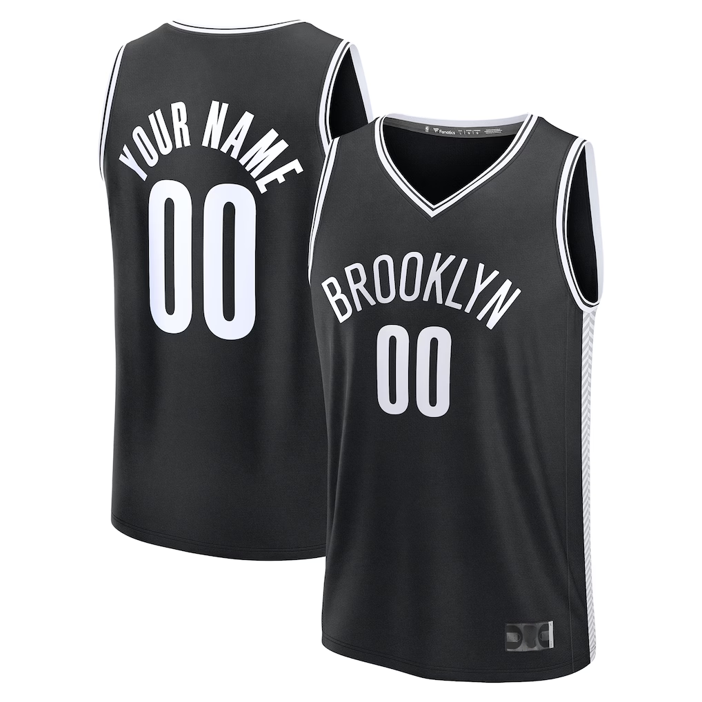 Cooneas Custom B.Nets Black Fast Break Jerseys - Icon Edition
