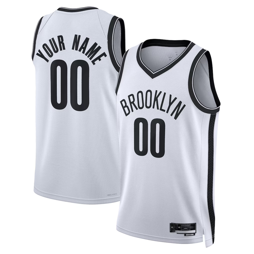 Cooneas Custom B.Nets White Swingman Jerseys - Association Edition